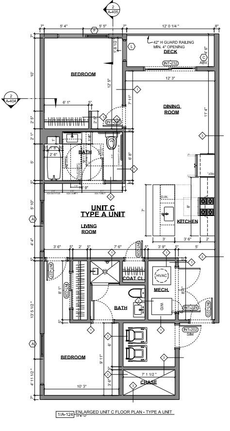 Floor plan for 2 beds, 2 baths, 1070 sqft